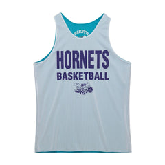 NBA Charlotte Hornets Hardwood Classics Reversible Mesh Practice Jersey - Teal/White