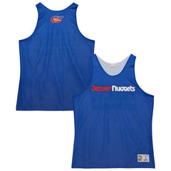 NBA Denver Nuggets Hardwood Classics Reversible Mesh Practice Jersey sale - Royal/White