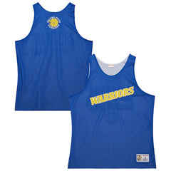 NBA Golden State Warriors Hardwood Classics Reversible Mesh Practice Jersey sale - Royal/White