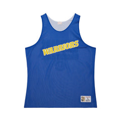 NBA Golden State Warriors Hardwood Classics Reversible Mesh Practice Jersey sale - Royal/White