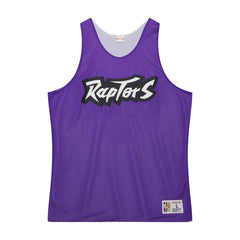 NBA Toronto Raptors Hardwood Classics Reversible Mesh Practice Jersey - Purple/White