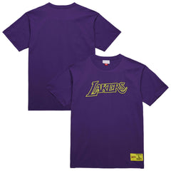 Los Angeles Lakers Hardwood Classics Neon Nights Premium T-Shirt Purple