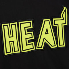 Miami Heat Hardwood Classics Neon Nights Premium T-Shirt Black