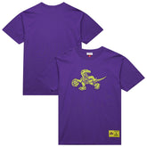 Toronto Raptors Hardwood Classics Neon Nights Premium T-Shirt Raptors Purple
