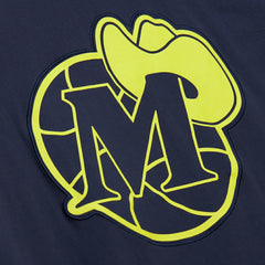 Dallas Mavericks Hardwood Classics Neon Nights Premium T-Shirt Navy