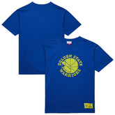 Golden State Warriors Hardwood Classics Neon Nights Premium T-Shirt Royal
