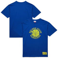 Golden State Warriors Hardwood Classics Neon Nights Premium T-Shirt Royal