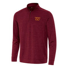 Washington Commanders Antigua Bright Quarter-Zip Top Burgundy