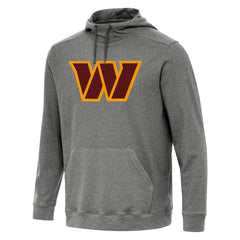 Washington Commanders Antigua Cloud Pullover Hoodie Heather Black