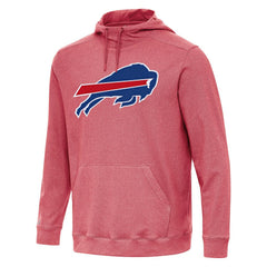 Buffalo Bills Antigua Cloud Pullover Hoodie Heather Red