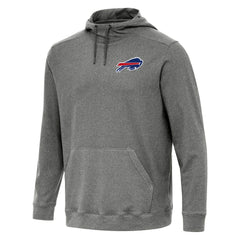Buffalo Bills Antigua Cloud Pullover Hoodie Heather Black