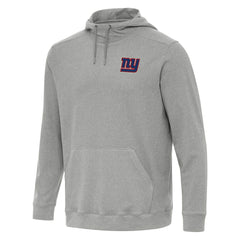 New York Giants Antigua Cloud Pullover Hoodie Heather Gray