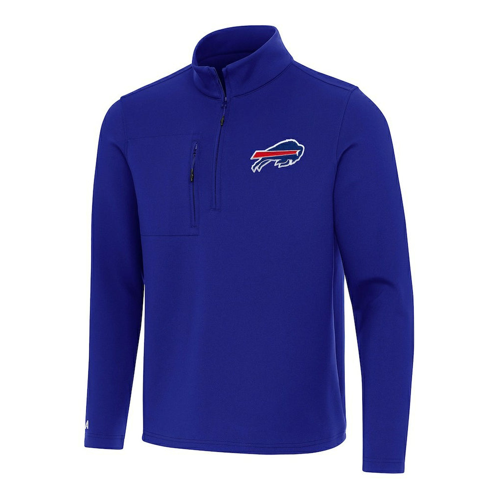 Buffalo Bills Antigua Insider Quarter-Zip Pullover Top Royal