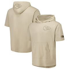 Kansas City Chiefs Pro Standard Neutrals Capsule Short Sleeve Pullover Hoodie Tan