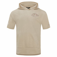 Baltimore Ravens Pro Standard Neutrals Capsule Short Sleeve Pullover Hoodie Tan