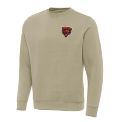 Chicago Bears Antigua Victory Pullover Sweatshirt Khaki