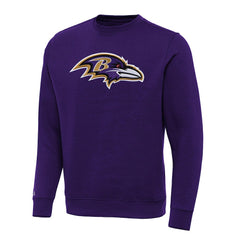 Baltimore Ravens Antigua Victory Pullover Sweatshirt Purple