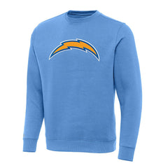 Los Angeles Chargers Antigua Victory Pullover Sweatshirt Powder Blue