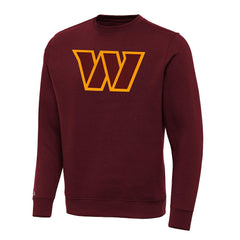 Washington Commanders Antigua Victory Pullover Sweatshirt Burgundy