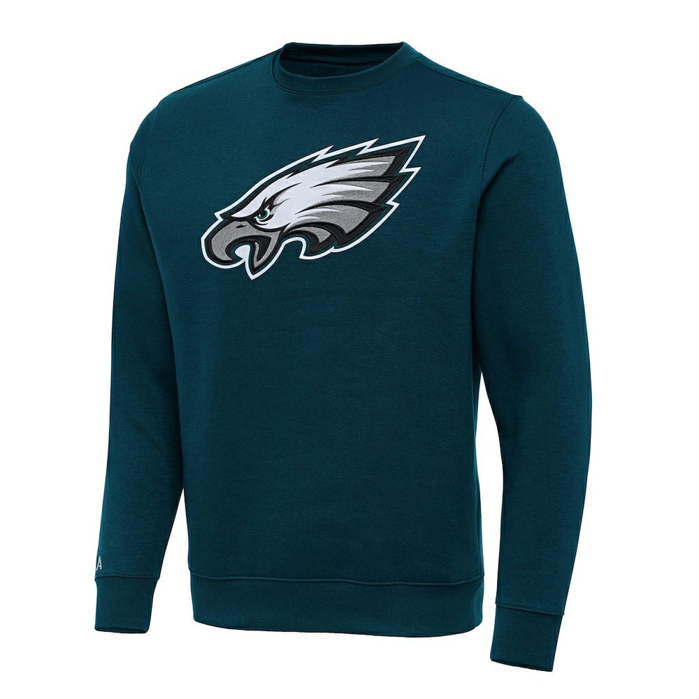 Philadelphia Eagles Antigua Victory Pullover Sweatshirt Teal