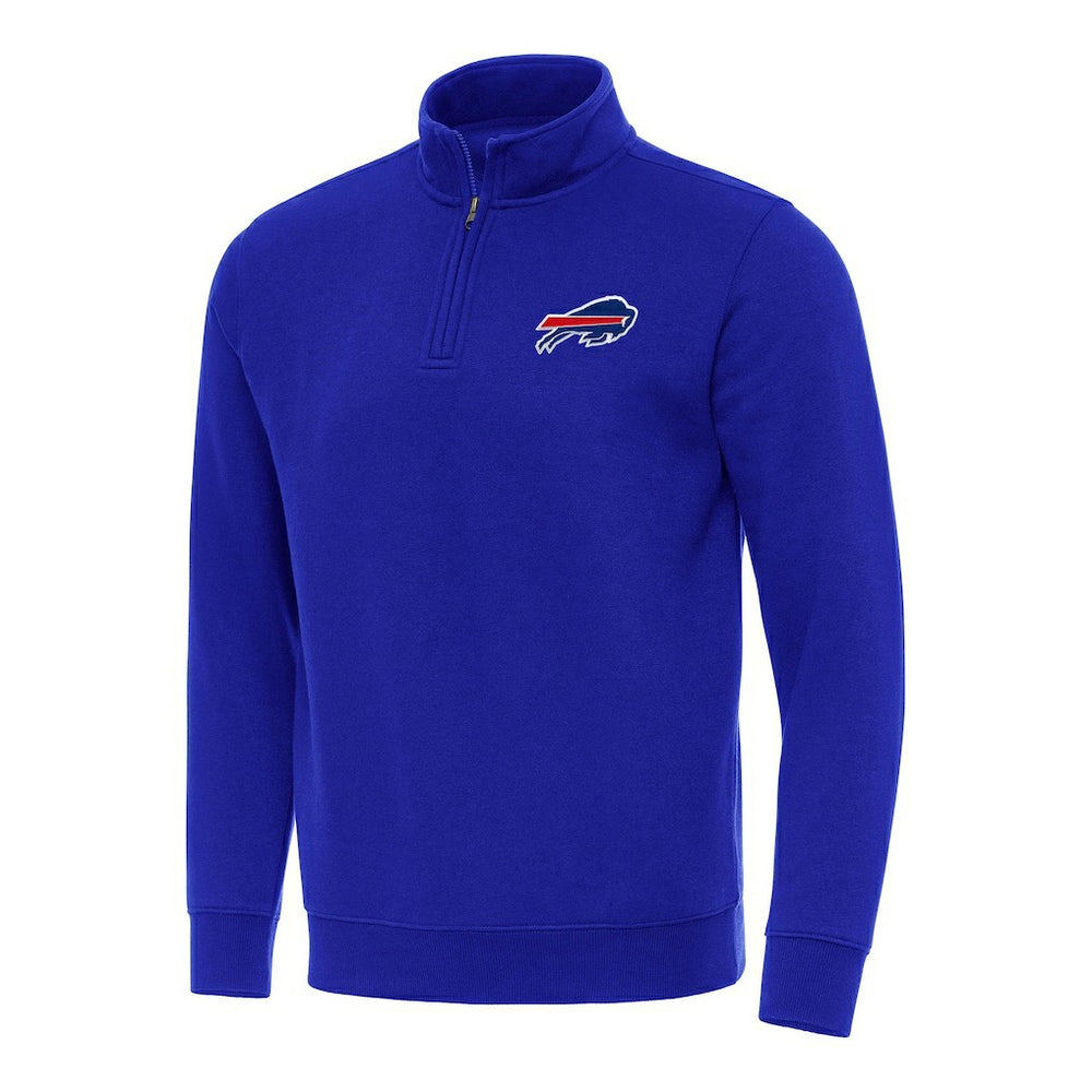 Buffalo Bills Antigua Victory Quarter-Zip Pullover Top Royal