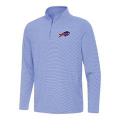 Buffalo Bills Antigua Twine Quarter-Zip Jacket Royal/White