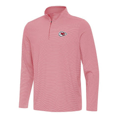 Kansas City Chiefs Antigua Twine Quarter-Zip Jacket Red/White
