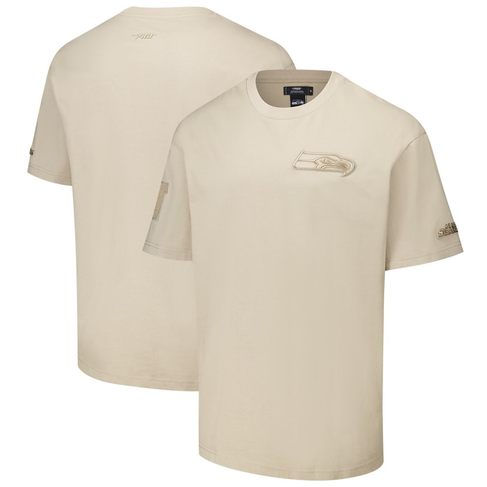 Seattle Seahawks Pro Standard Drop Shoulder T-Shirt Tan