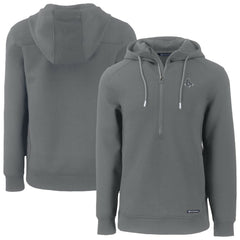 Boston Red Sox Cutter & Buck Roam Eco Recycled Half-Zip Pullover Hoodie - Gray Hoodies