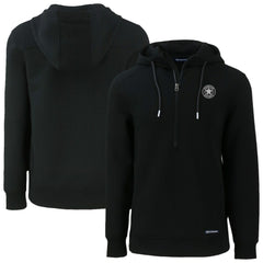 Houston Astros Cutter & Buck Roam Eco Recycled Half-Zip Pullover Hoodie - Black Hoodies