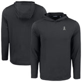 Los Angeles Angels Cutter & Buck Coastline Epic Comfort Eco Recycled Long Sleeve Hoodie T-Shirt - Black Hoodies