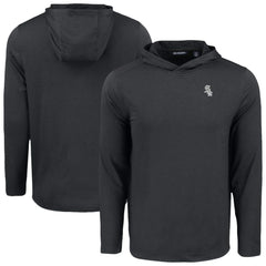Chicago White Sox Cutter & Buck Coastline Epic Comfort Eco Recycled Long Sleeve Hoodie T-Shirt - Black Hoodies