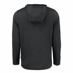 Cincinnati Reds Cutter & Buck Coastline Epic Comfort Eco Recycled Long Sleeve Hoodie T-Shirt - Black Hoodies