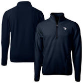 Cleveland Guardians Cutter & Buck Cascade Eco Fleece Quarter-Zip Jacket - Navy Jackets