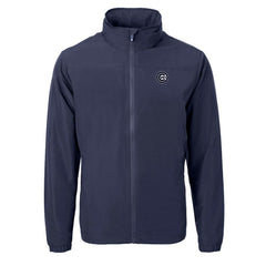 Chicago Cubs Cutter & Buck Charter Eco Recycled Full-Zip Hoodie Jacket - Navy Jackets
