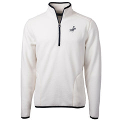 Los Angeles Dodgers Cutter & Buck Cascade Eco Fleece Quarter-Zip Jacket - Oatmeal Jackets