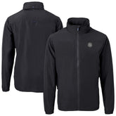 Seattle Mariners Cutter & Buck Charter Eco Recycled Full-Zip Hoodie Jacket - Black Jackets