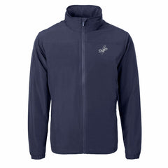 Los Angeles Dodgers Cutter & Buck Charter Eco Recycled Full-Zip Hoodie Jacket - Navy Jackets