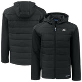 San Francisco Giants Cutter & Buck Evoke Hybrid Eco Softshell Recycled Full-Zip Hooded Jacket - Black Jackets
