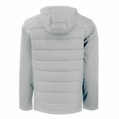 Milwaukee Brewers Cutter & Buck Evoke Hybrid Eco Softshell Recycled Full-Zip Hooded Jacket - Gray Jackets