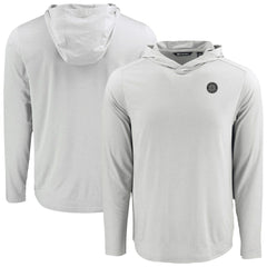 Seattle Mariners Cutter & Buck Coastline Epic Comfort Eco Recycled Hoodie T-Shirt - Gray Hoodies
