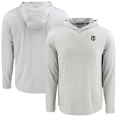 Minnesota Twins Cutter & Buck Coastline Epic Comfort Eco Recycled Hoodie T-Shirt - Gray Hoodies