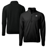San Francisco Giants Cutter & Buck Big & Tall Cascade Eco Fleece Quarter-Zip Jacket - Black Jackets