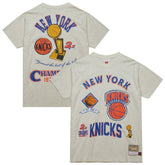 New York Knicks Hardwood Classics Legacy Defined Retro Championship T-Shirt Oatmeal
