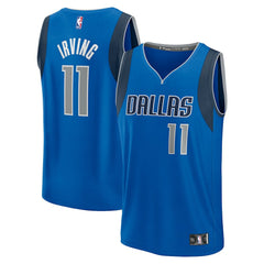 NBA Kyrie Irving Dallas Mavericks Fast Break Replica Player Jersey sale - Icon Editi- Blue