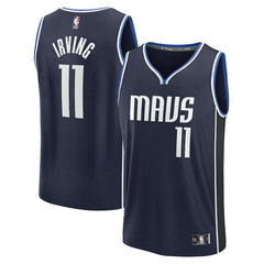 NBA Kyrie Irving Dallas Mavericks Fast Break Replica Player Jersey sale - Statement Editi- Navy