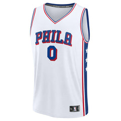 NBA Tyrese Maxey Philadelphia 76ers Youth Fast Break Replica Player Jersey - Association Edition - White