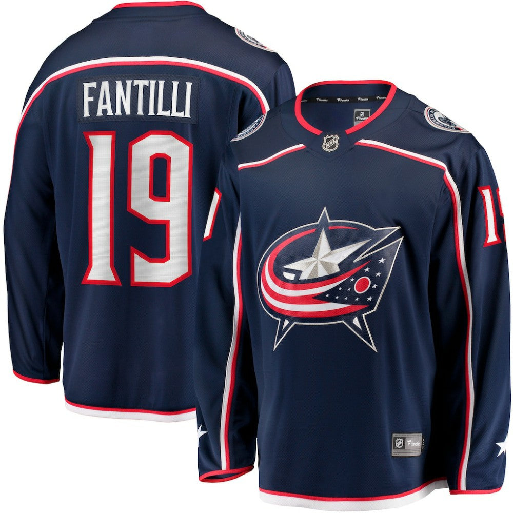 NHL Adam Fantilli Columbus Blue Jackets Fanatics Home Premier Breakaway Player Jersey - Navy