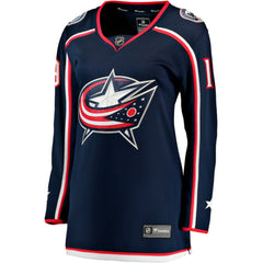 NHL Adam Fantilli Columbus Blue Jackets Fanatics Women's Home Premier Breakaway Player Jersey Breakaway Jersey - Navy