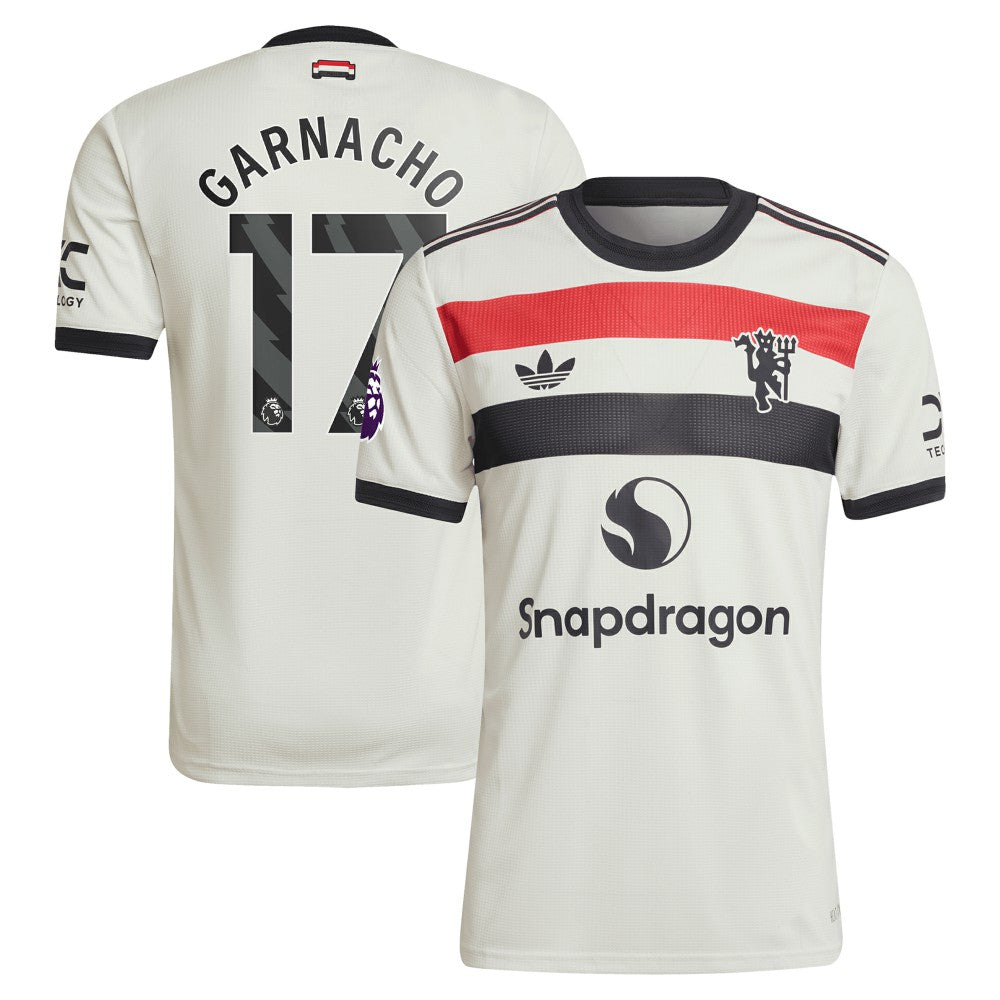 Alejandro Garnacho Manchester United Originals 2024/25 Third Jersey Cream